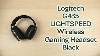 Розпаковка Logitech G435 LIGHTSPEED Wireless Gaming Headset — Black [upl. by Akere603]