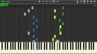 UNDERTALE  Fallen Down  Piano tutorial Synthesia [upl. by Darahs38]