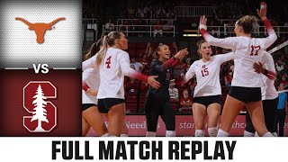 Texas vs Stanford Full Match Replay  2024 ACC Volleyball [upl. by Rosenbaum]