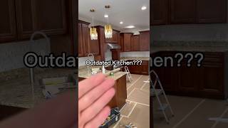 Why you should paint kitchen cabinets shorts [upl. by Yerffoej]