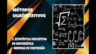 24  Medidas de Dispersão contabilidadedecustos contabilidade administração contabeis [upl. by Gapin]