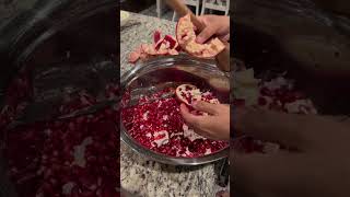 Easiest technique to get Pomegranate seeds out  انار نکالنےکا آسان طریقہ [upl. by Racso]