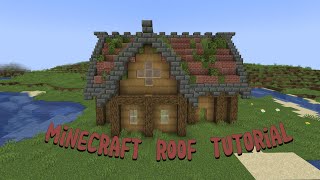 Tutorial  How to Build a Cottagestyle Roof for Houses in Minecraft [upl. by Rengia]