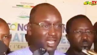 Concertation Nationale sur leau et lassainissement Dr Cheikh Tidiane Dieye [upl. by Abbottson]