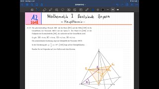 A2 2018  Zweig 1 l Abschlussprüfung Mathematik Realschule  Haupttermin  Bayern [upl. by Baillieu43]