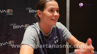 Merel van Dongen feliz por la final recomienda la Liga MX Femenil a sus compañeras de Selección [upl. by Steddman]