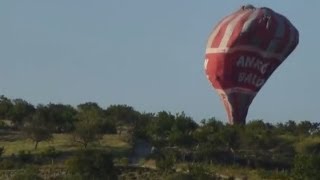 Hot air balloon crashes to the ground in Turkey [upl. by Albemarle468]