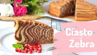 Ciasto Zebra  prosty przepis na pyszną zebrę I Ciastkożercy 🍰❤️👌 [upl. by Innoj]