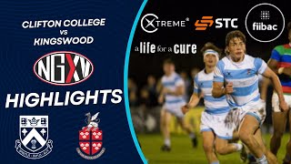 HIGHLIGHTS CLIFTON COLLEGE V KINGSWOOD  RYAN BRESNAHAN MEMORIAL GAME [upl. by Bennet]