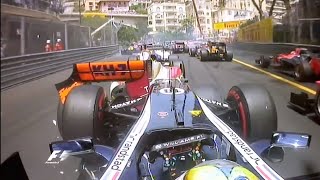 F1 Pastor Maldonado Onboard Crashes [upl. by Crellen]