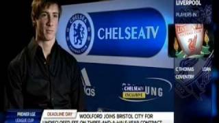 Fernando Torres Signs For Chelsea [upl. by Yenolem625]