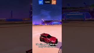 Rocket League Kickoff Tutorial Back Boost rocketleague rocketleagueclips rocketleaguegoals [upl. by Nuli]