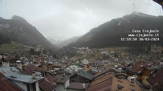 Timelapse 30032024  Webcam Casa Ciajeole  Moena Val di Fassa Dolomiti [upl. by Hildebrandt428]