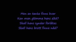 Les Miserables Lyrics  Javerts självmord Javerts Suicide Swedish [upl. by Constantine528]