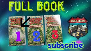 Florida Lottery ‼️ full book part one 100000 Holiday Blowout 🤑 [upl. by Wexler]