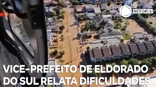 Viceprefeito de Eldorado do SulRS comenta dificuldades na cidade [upl. by Arahk]