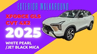 2025 Mitsubishi Xforce GLS CVT  White Pearl Jet Black Mica  EXTERIOR WALKAROUND [upl. by Rik466]