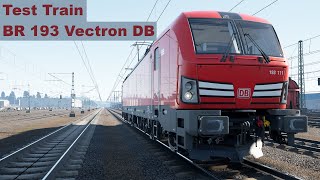 Test Train  BR 193 Vectron DB  200 kmph LZB [upl. by Dutch]