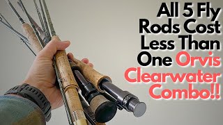 5 Cheap Fly Rods Worth Looking At [upl. by Norrahs442]