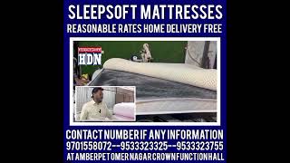 Sleep Soft Sweet Dreams Mattresses amp Furniture Industry  Reasonable Rates on All  Hyderabad [upl. by Berni395]