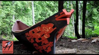 NW Coast Indian Canoe Legacy  TIME LAPSE [upl. by Arama409]