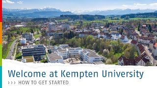 Start studying at the University of Kempten [upl. by Eelarual317]