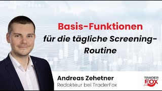 BasisFunktionen für die tägliche ScreeningRoutine [upl. by Eneryt]