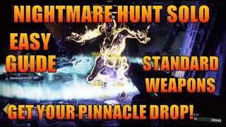 EASY Guide  Solo Master Nightmare Hunt Fear  Get that Pinnacle Drop Boss Cheese Spot [upl. by Arie]