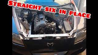 Time Attack straight six RX8 build Ep1 Engine placement [upl. by Koziel]