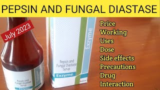 pepsin amp fungal diastase syrup in hindi  pepsin amp fungal diastase syrup [upl. by Akimot606]