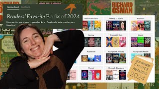 Goodreads Choice Awards 2024 reaction and building a 15 book TBR off the list [upl. by Aisiram]