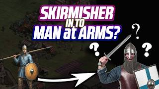 Testing the Skirm and Man at Arms Strategy aoe2 rts [upl. by Andrea]