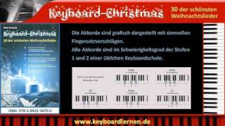 Keyboardlernen KeyboardChristmas 30 der schönsten Weihnachtslieder [upl. by Ainerol]