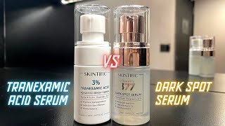 Battle SKINTIFIC TRANEXAMIC ACID VS DARKSPOT SERUM Bagusan Mana [upl. by Drooff144]