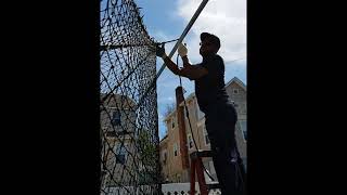 Hanging a Batting Cage [upl. by Blau]