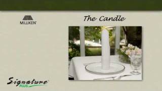 Napkin Folding Tutorial  How to fold a Candle napkin [upl. by Ellak284]