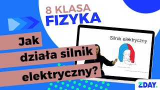 Jak działa silnik elektryczny  Fizyka 8 klasa [upl. by Elboa982]