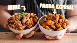 Making Panda Express Orange Chicken At Home  But Better [upl. by Demaggio]