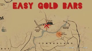 Easy Gold bars location early in Red Dead Redemption 2 rdr2 reddeadredemption2 rdr [upl. by Onivag]