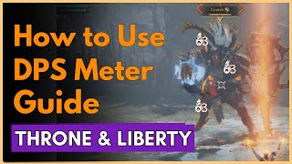 Throne and Liberty DPS Meter Guide [upl. by Kleon]