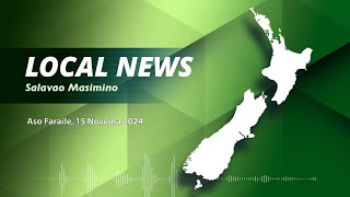 NZ Local News 15 NOV 2024  Radio Samoa [upl. by Micheline53]