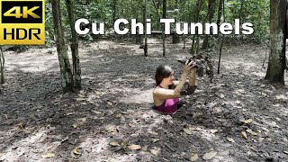 4K HDR  Cu Chi Tunnels Walking Tour  1 hour 45 mins Tour With Captions  HCM City  Vietnam 2023 [upl. by Taka]