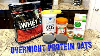 EASY OVERNIGHT PROTEIN OATS Quick n Healthy [upl. by Rovner]