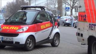 Erstmalig DLRG Smart als First Responder  RTW mit Testhorn DRK Bruchsal [upl. by Sidhu]