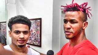 Rolando Romero amp Rances Barthelemy have fun interviewing each other Romero talks Ryan Garcia [upl. by Harsho405]