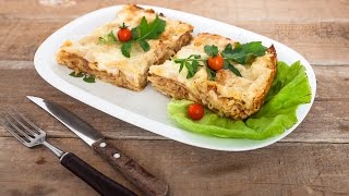 Lazanja sa mesom  Lasagna with meat  Bebina kuhinja  Domaći video recept [upl. by Nesnej58]