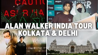 Alanwalkermusic India Tour 2 shows in Kolkata amp Delhi Concert meet amp greet and city sights 🇮🇳🎶 [upl. by Placidia815]