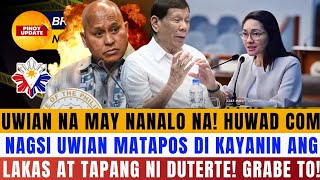 UWIAN NA MAY NANALO NA HUWAD COM NAGSI UWIAN MATAPOS DI KAYANIN ANG LAKAS AT TAPANG NI DIGONG [upl. by Krysta]