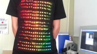 LED TShirt psy gangnam style dead mau5 head led [upl. by Weisler]