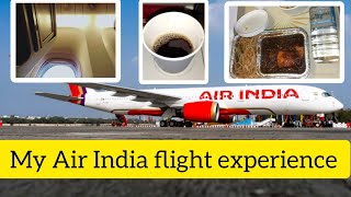 Air India Economy Class Flight experience  Food  Airplane Inside view airport airindia food [upl. by Aleicarg]